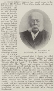 Il defunto signor William Wilson da English Photographer