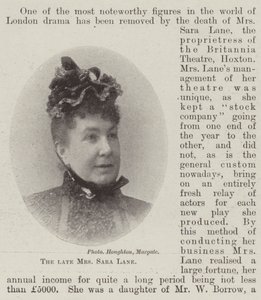 La defunta Mrs Sara Lane da English Photographer