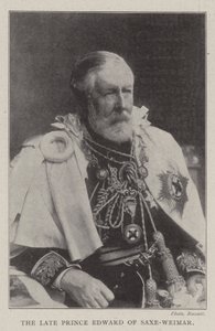 Il defunto principe Edoardo di Sassonia-Weimar da English Photographer