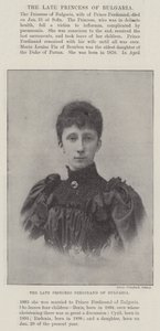 La defunta Principessa Ferdinanda di Bulgaria da English Photographer