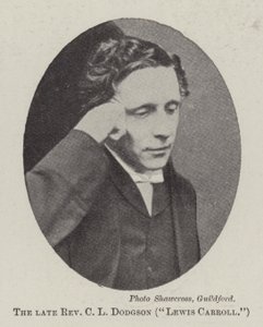 Il defunto Reverendo C L Dodgson, Lewis Carroll da English Photographer