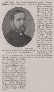 Il defunto Vescovo Cramer-Roberts, Arcidiacono e Vicario di Blackburn da English Photographer