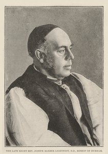 Il defunto reverendo Joseph Barber Lightfoot, DD, vescovo di Durham da English Photographer