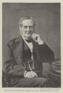 Il defunto Sir Bernard Burke, CB, KP, Re d