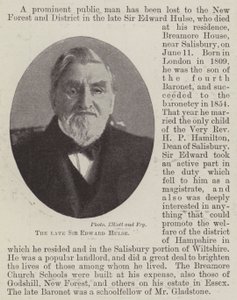 Il defunto Sir Edward Hulse da English Photographer