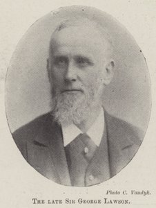 Il defunto Sir George Lawson da English Photographer