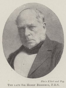 Il defunto Sir Henry Bessemer, FRS da English Photographer