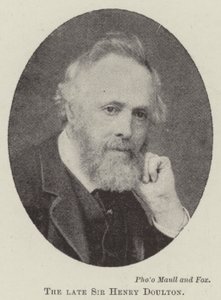 Il defunto Sir Henry Doulton da English Photographer
