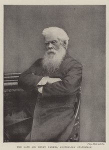 Il defunto Sir Henry Parkes, Statista Australiano da English Photographer