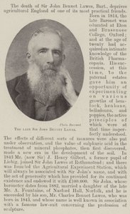 Il defunto Sir John Bennet Lawes da English Photographer