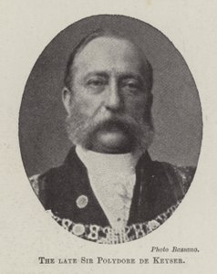 Il defunto Sir Polydore de Keyser da English Photographer