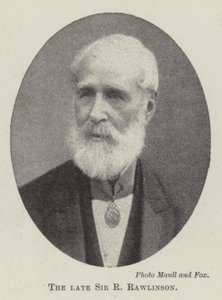 Il defunto Sir R Rawlinson da English Photographer