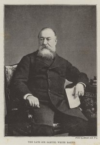 Il defunto Sir Samuel White Baker da English Photographer
