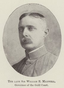 Il defunto Sir William E Maxwell, Governatore della Costa d
