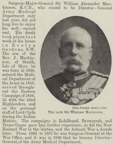 Il defunto Sir William Mackinnon da English Photographer
