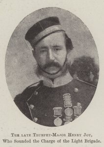 Il defunto trombettiere maggiore Henry Joy, che suonò la carica della Brigata Leggera da English Photographer