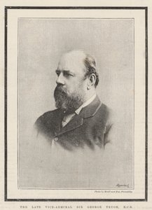 Il defunto Vice-Ammiraglio Sir George Tryon da English Photographer