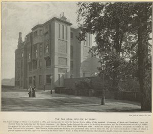Il vecchio Royal College of Music da English Photographer