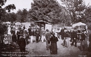 Le bancarelle su Hampstead Heath