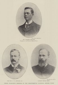 Tre membri prominenti del Johannesburg National Reform Union da English Photographer