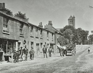 Tottenham Lane, Hornsey: facciate anteriori, 1893 da English Photographer