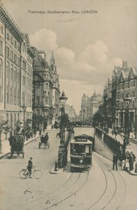 Tramways, Southampton Row, Londra da English Photographer
