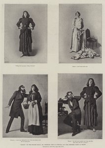 Trilby sul Palcoscenico Inglese, Mr Beerbohm Tree come Svengali e Miss Dorothea Baird come Trilby da English Photographer