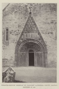 Portale del XII Secolo della Cattedrale di Clonfert, Contea di Galway, fondata nel 558 da English Photographer
