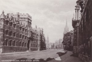 University College, High Street, Oxford da English Photographer