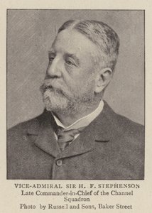 Il Vice-Ammiraglio Sir H F Stephenson da English Photographer