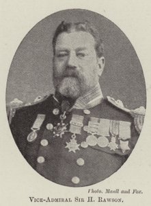 Viceammiraglio Sir H Rawson da English Photographer