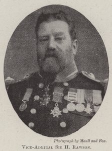 Viceammiraglio Sir H Rawson da English Photographer