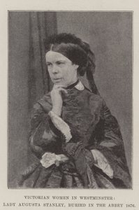 Donne vittoriane a Westminster, Lady Augusta Stanley, sepolta nell