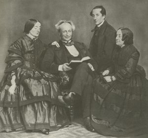 Gruppo familiare vittoriano, 1857