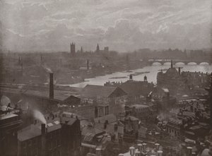 Vista dalla Golden Gallery, St Pauls, verso sud-ovest da English Photographer