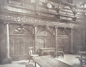 Vista della sala di Grays Inn, Londra, 1885 da English Photographer