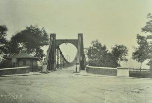 Vista del vecchio Lambeth Bridge, 1897 da English Photographer