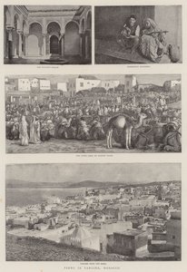 Vedute di Tangeri, Marocco