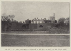 Castello di Walmer, Kent, la residenza ufficiale del Lord Warden dei Cinque Porti da English Photographer