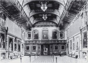 Sala di Waterloo, Castello di Windsor da English Photographer
