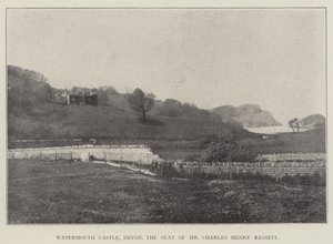 Castello di Watermouth, Devon, la residenza di Mr Charles Henry Bassett da English Photographer