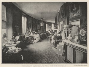 Regali di Nozze per la Principessa May in Mostra a White Lodge, Richmond Park da English Photographer
