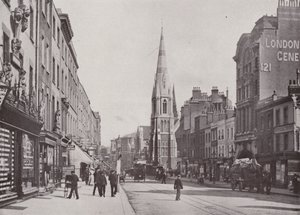 Westminster Bridge Road, con la Christ Church da English Photographer