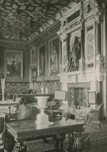 Sala da disegno invernale, Hatfield House da English Photographer