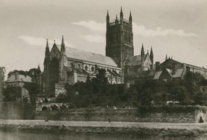 Cattedrale di Worcester, da Sud-Ovest da English Photographer