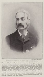 Scrittori del giorno, Mr Andrew Lang da English Photographer