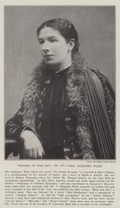 Scrittori del giorno, Mrs Humphry Ward da English Photographer