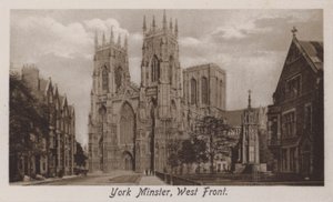 York Minster, facciata ovest (foto in b/n) da English Photographer