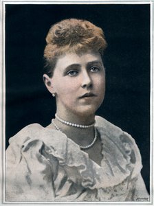 Ritratto di Maria di Romania (Marie Alexandra Victoria, precedentemente Principessa Maria di Edimburgo)