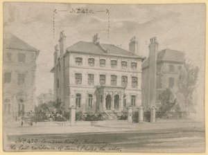 420 Camden Road, Holloway, ultima residenza di Samuel Phelps, l